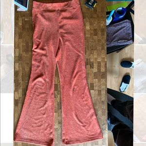 flare, corduroy orange pants from AEO